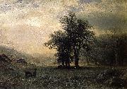 Albert Bierstadt The Open Glen, New England Sweden oil painting artist